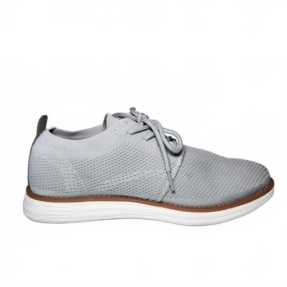 Bruno Marc Men's Grand-01 Grey Knit Oxfords Size 9 - Picture 6 of 9